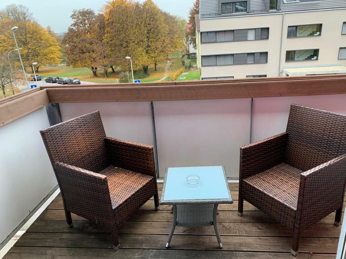 Zentrales Wg-Zimmer 1 Ravensburg, Balkon, Kamin Daire Dış mekan fotoğraf